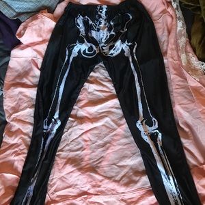 Skeleton leggings